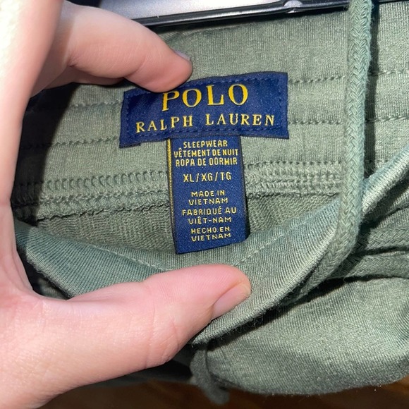 Polo Ralph Lauren Men's Green Mini Terry Pajama Pants NWT SZ XL - Picture 4 of 12